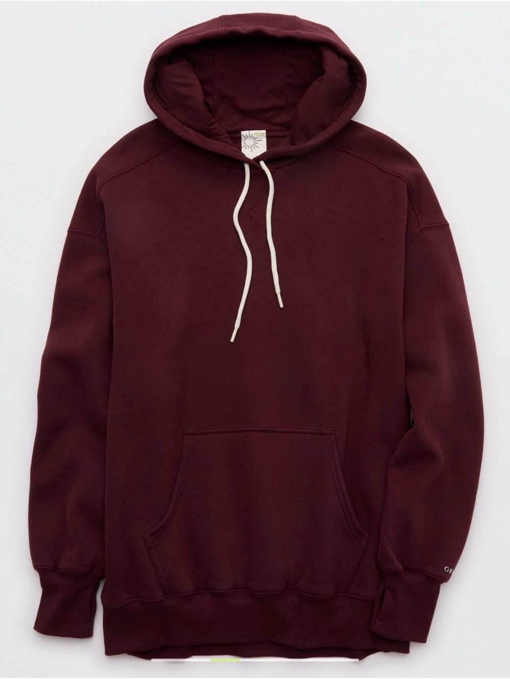 Offline by Aerie Cloud Fleece Oversized Hoodie in Royal Berry Size Medium